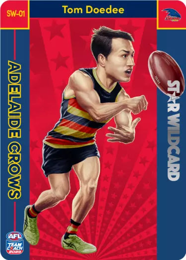 2023 AFL Teamcoach Tom Doedee Star Wildcard SW-01 Crows