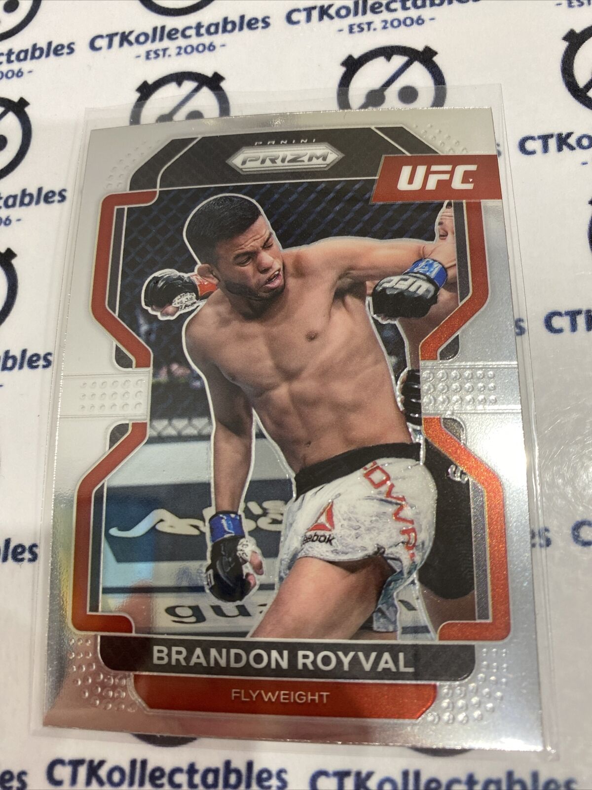 2022 UFC Panini Prizm Base #149 Brandon Royval