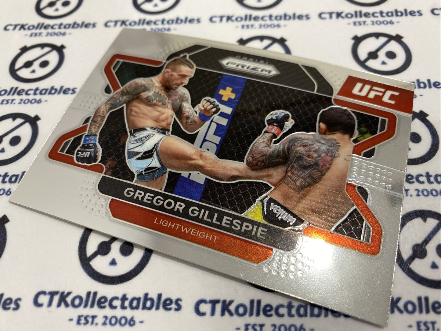 2022 UFC Panini Prizm Base #91 Gregor Gillespie
