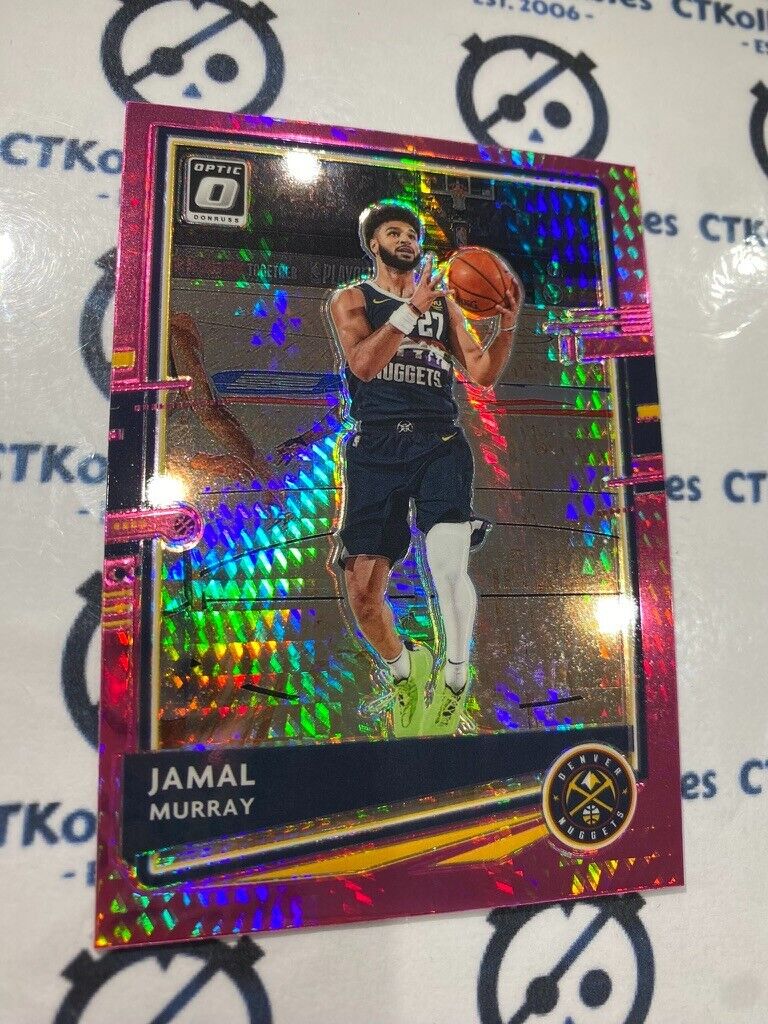 2020-21 NBA Panini Optic Jamal Murray Pink Hyper Prizm #6 Nuggets