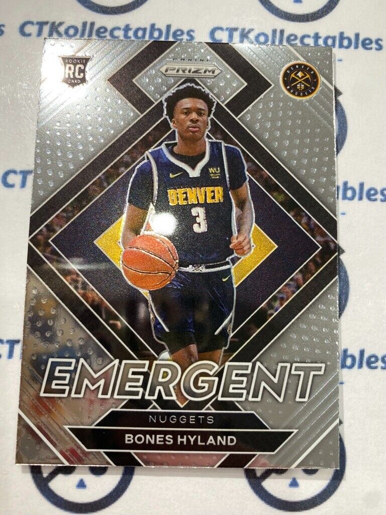 2021-22 NBA Prizm Bones Hyland Emergent #11 Nuggets