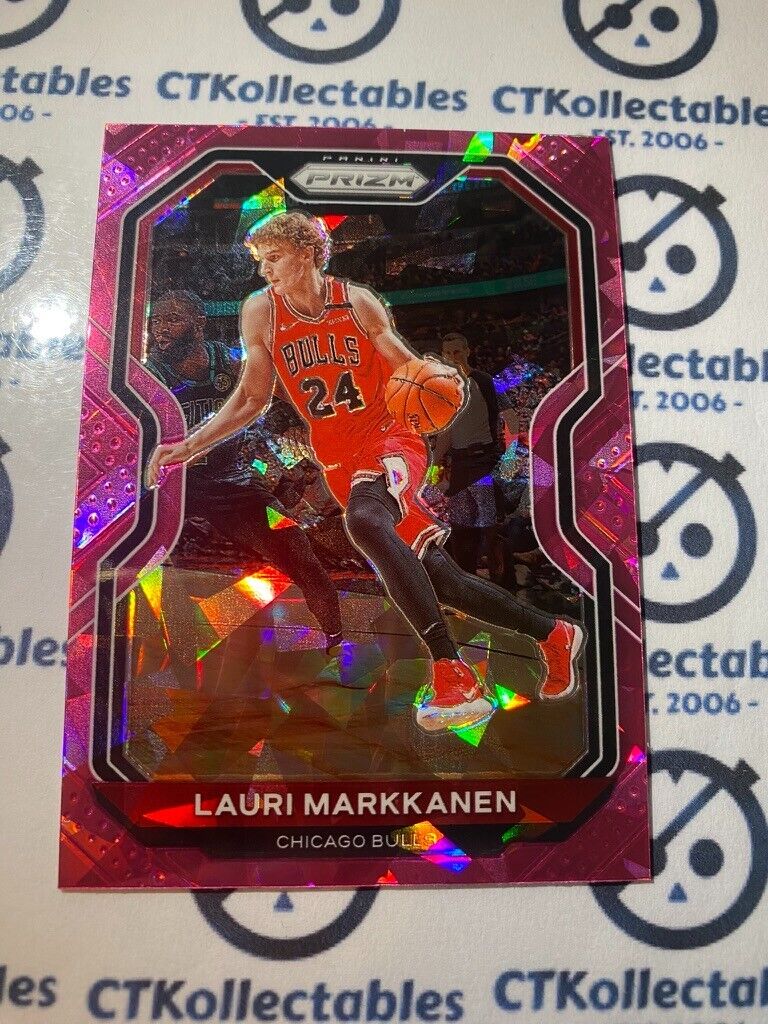 2020-21 NBA Prizm Lauri Markkanen Pink Ice Prizm #116 Bulls