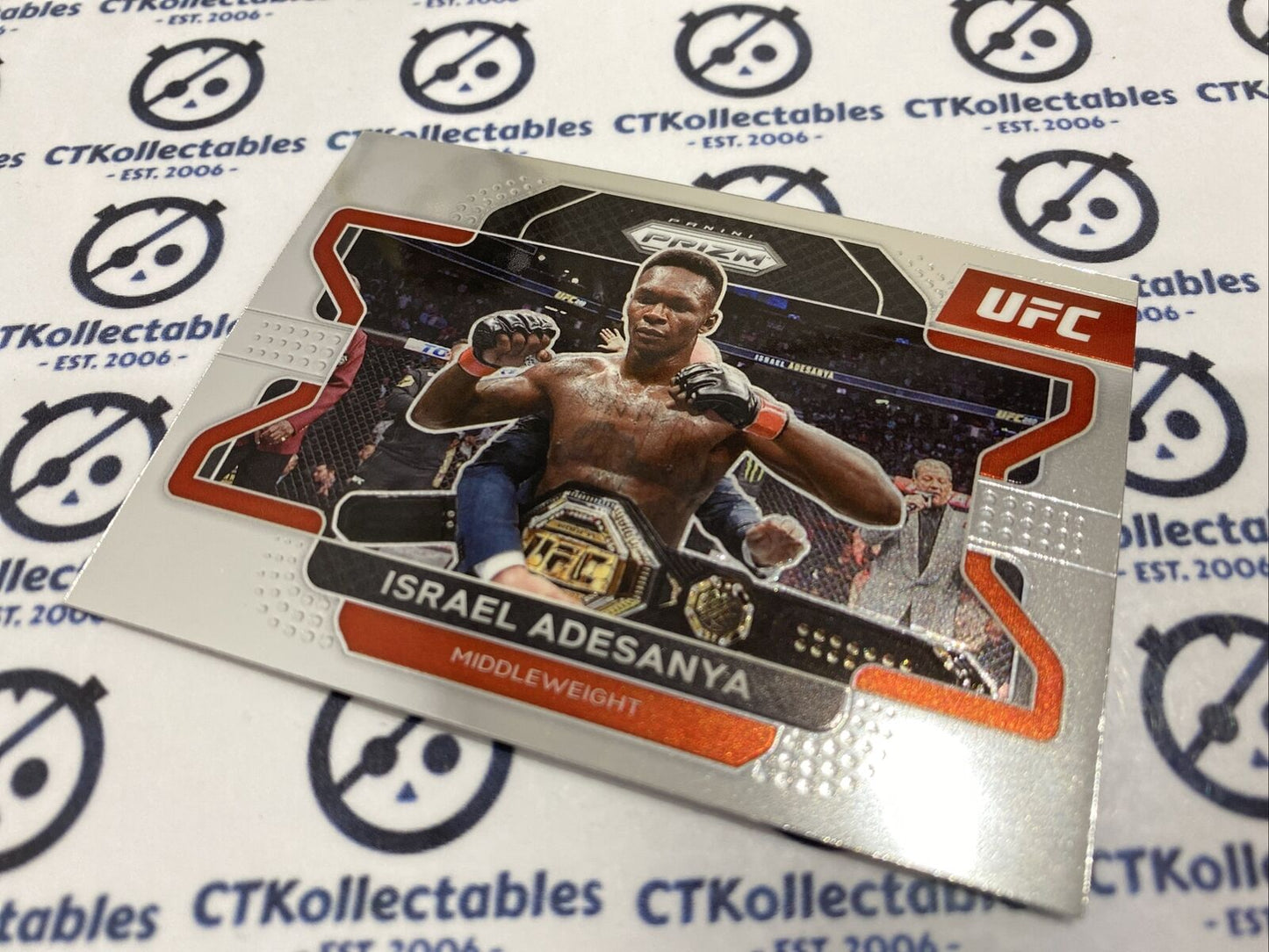 2022 UFC Panini Prizm Base #23 Israel Adesanya