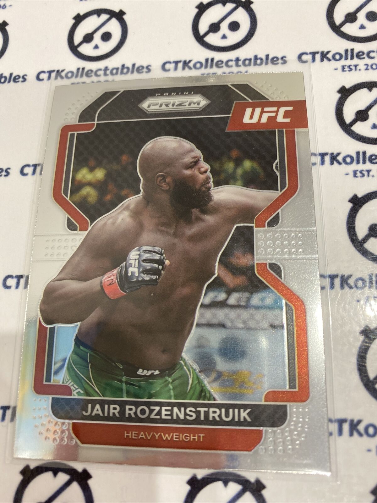 2022 UFC Panini Prizm Base #145 Jair Rozenstruik