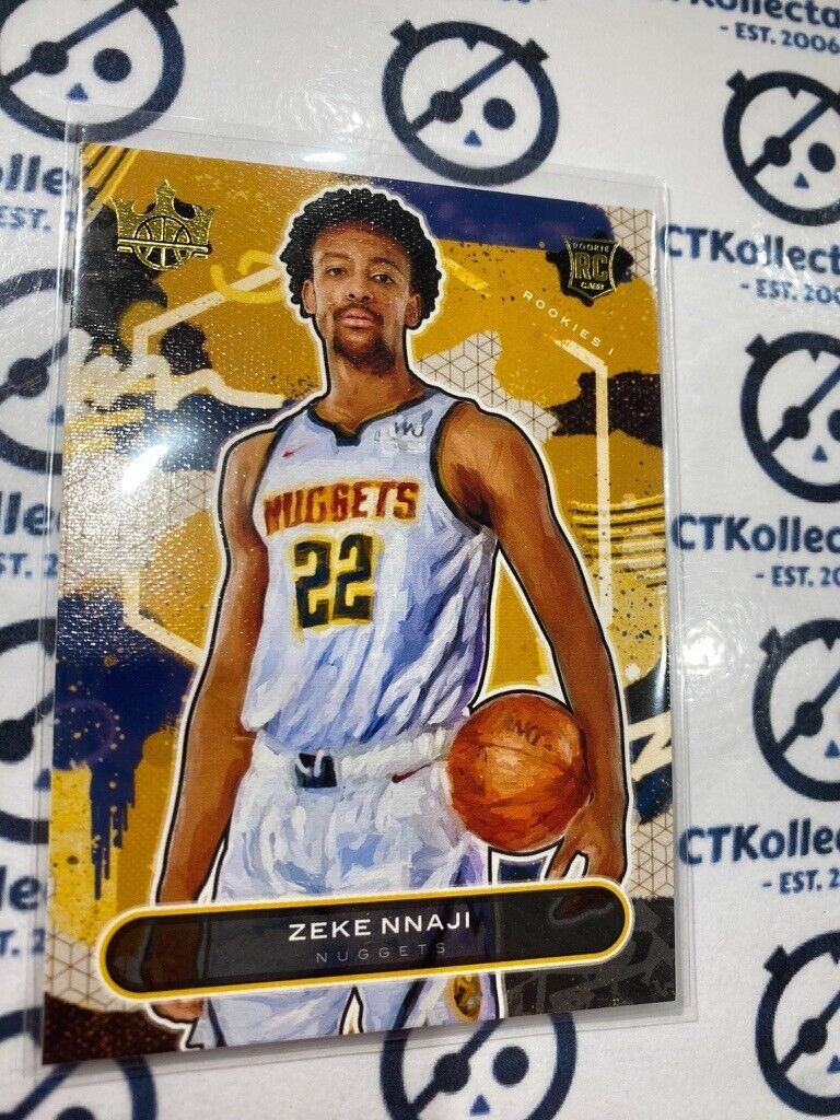 2020-21 NBA Court Kings Zeke Nnaji Rookie Card Rookies 1 RC #82 Nuggets