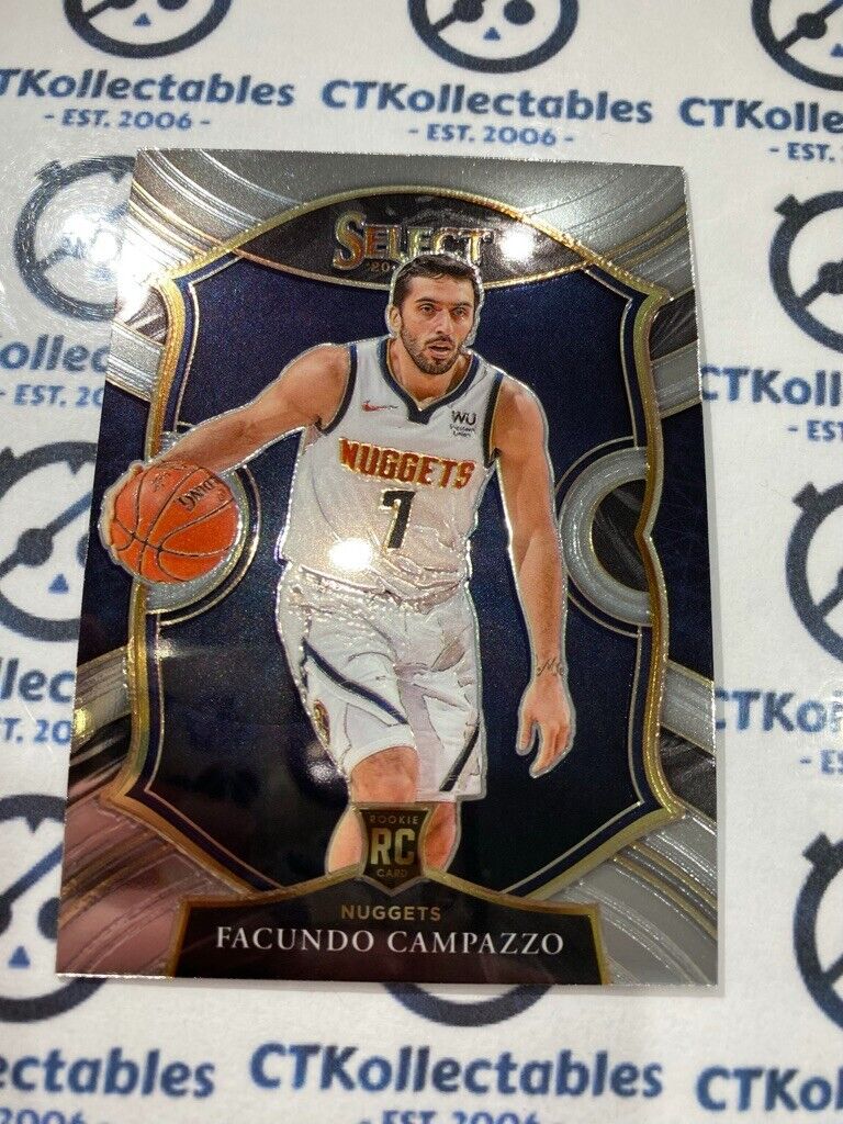 2020-21 Panini NBA Select Facundo Campazzo RC Concourse #82 Nuggets