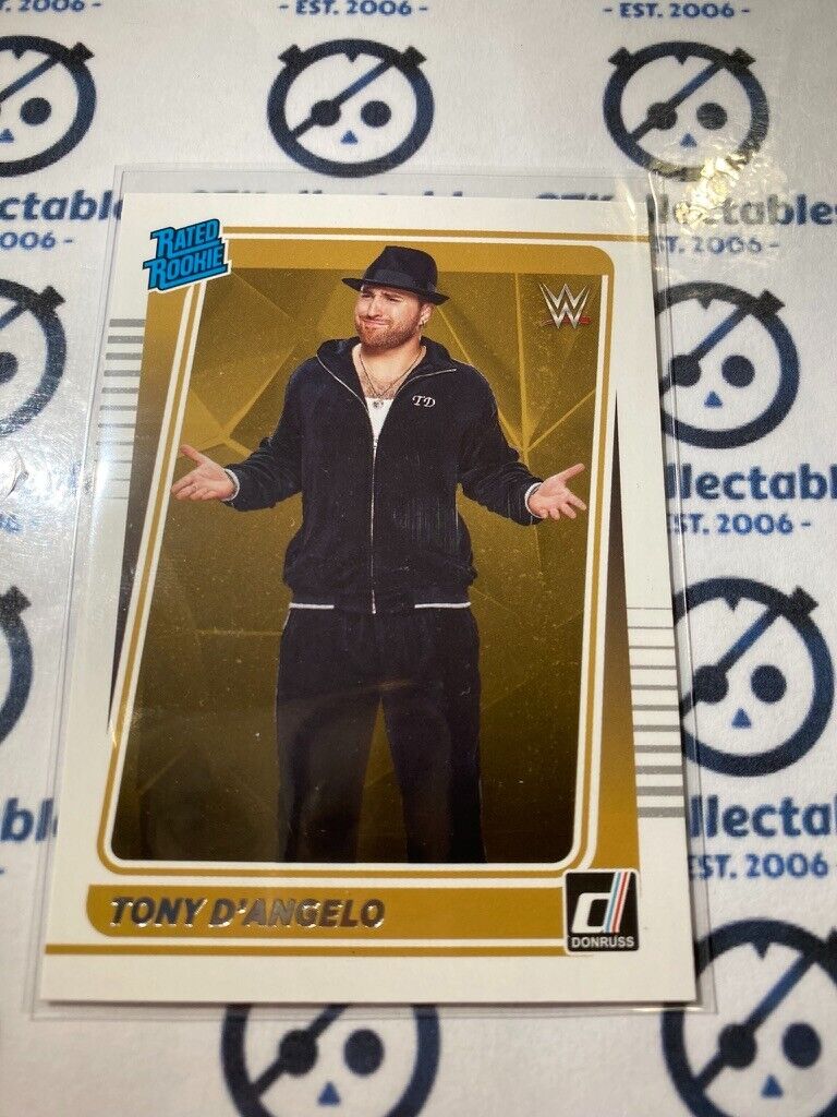 2022 WWE Panini Chronicles Donruss Rated Rookie Tony D'Angelo #117 RC