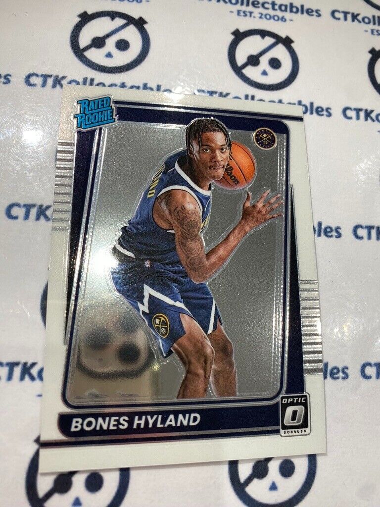 2021-22 NBA Optic Bones Hyland Rated Rookie #194 RC Nuggets