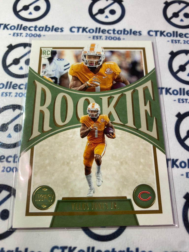 2022 NFL Panini Legacy Velus Jones Jr. Rookie #168 Bears RC