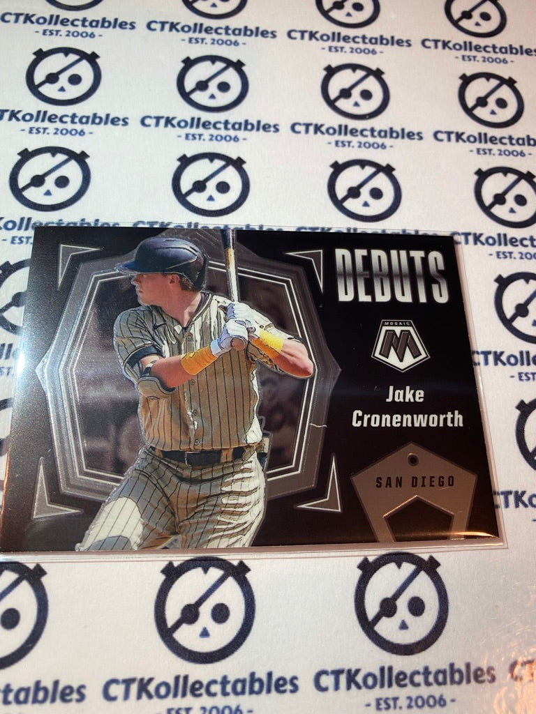 2021 Panini MLB Mosaic Debuts Black Jake Cronenworth #PD15 Pittsburgh