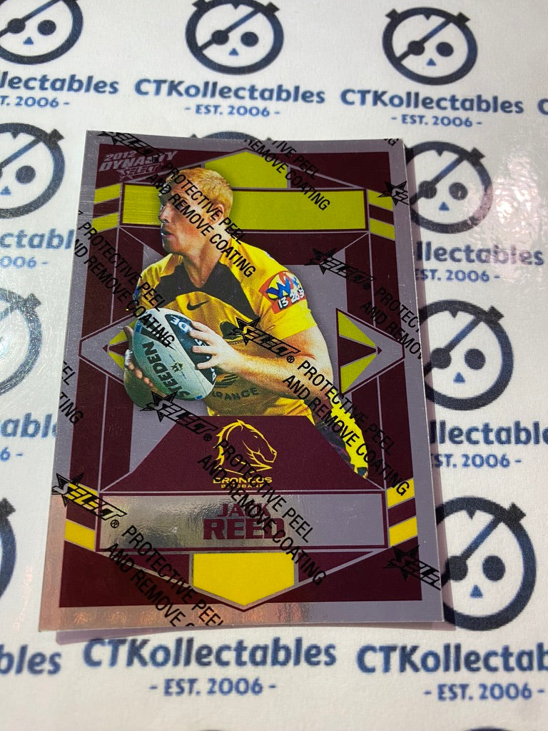 2012 NRL Select Dynasty Silver Parallel #SP13 Jack Reed Broncos