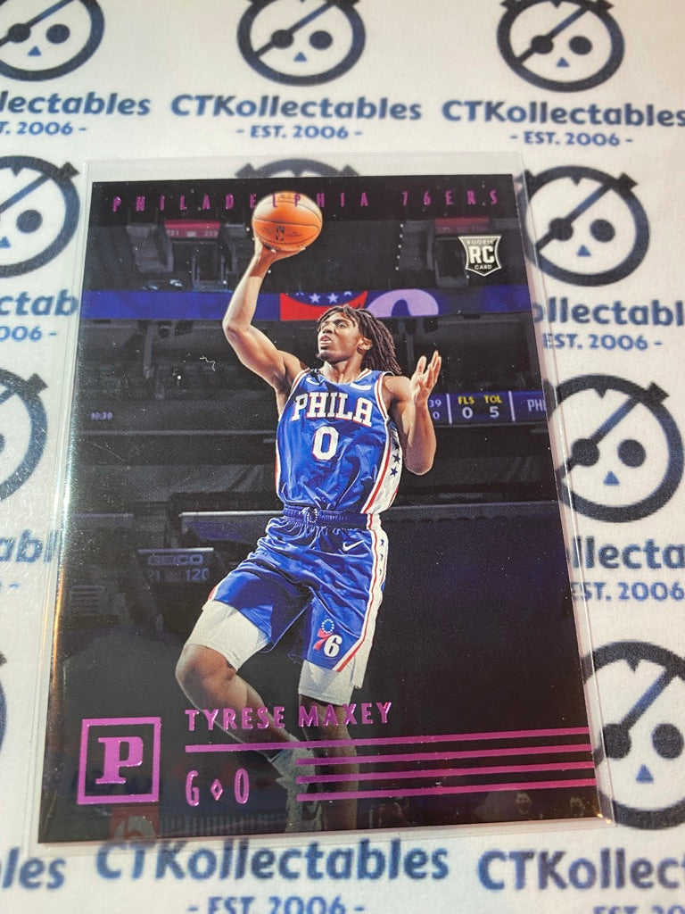 2020-21 NBA Panini Chronicles Panini Tyrese Hayes Pink RC #116 76ers