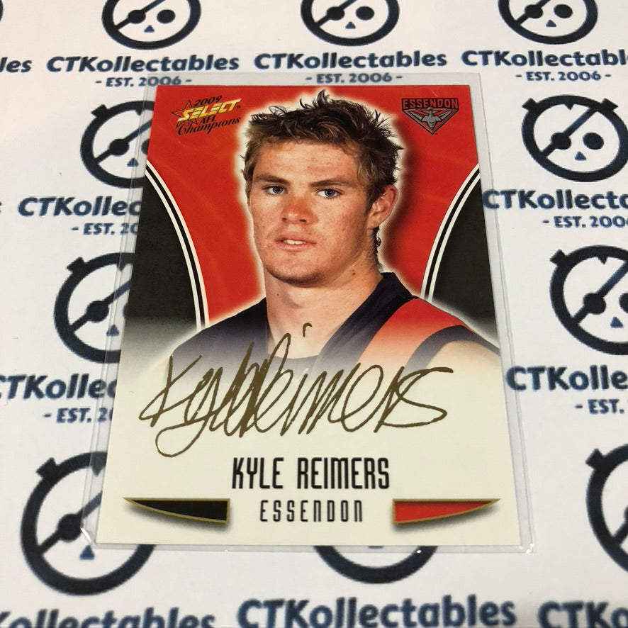 2009 AFL Champions Kyle Reimers Gold Foil Signature FS18