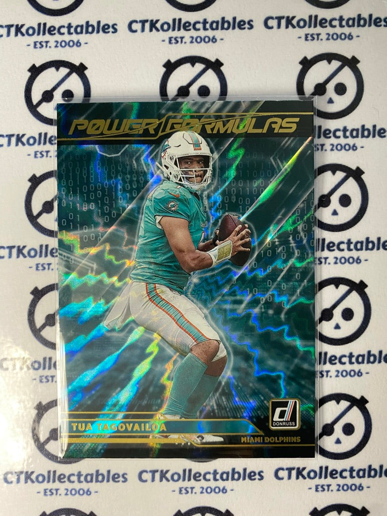 2021 NFL Donruss Power Formulas Tua Tagovailoa #PF10 Dolphins