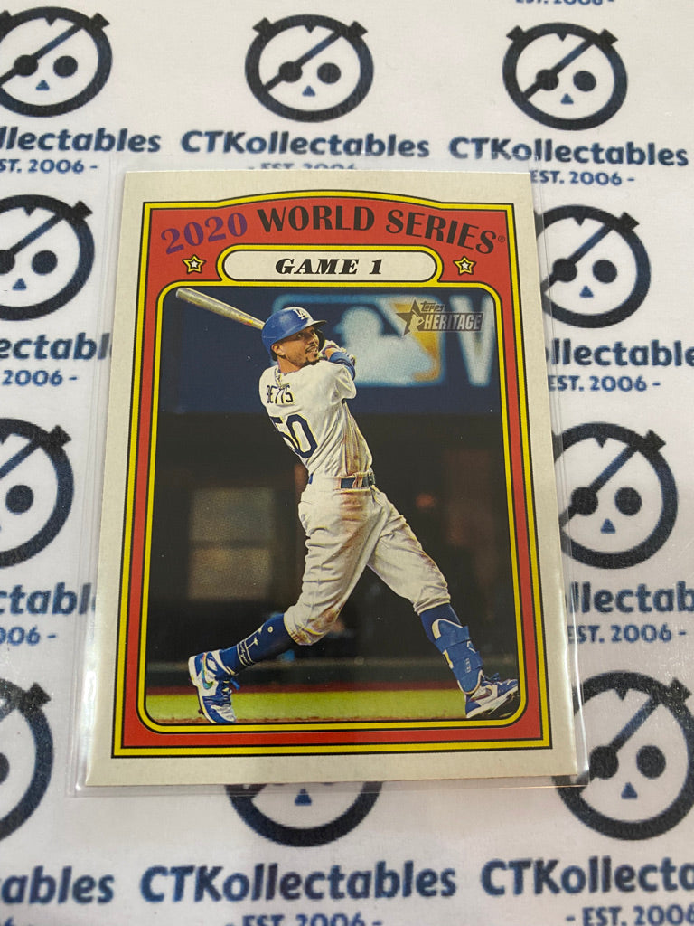 2021 MLB Heritage 2020 World Series Game 1 #26