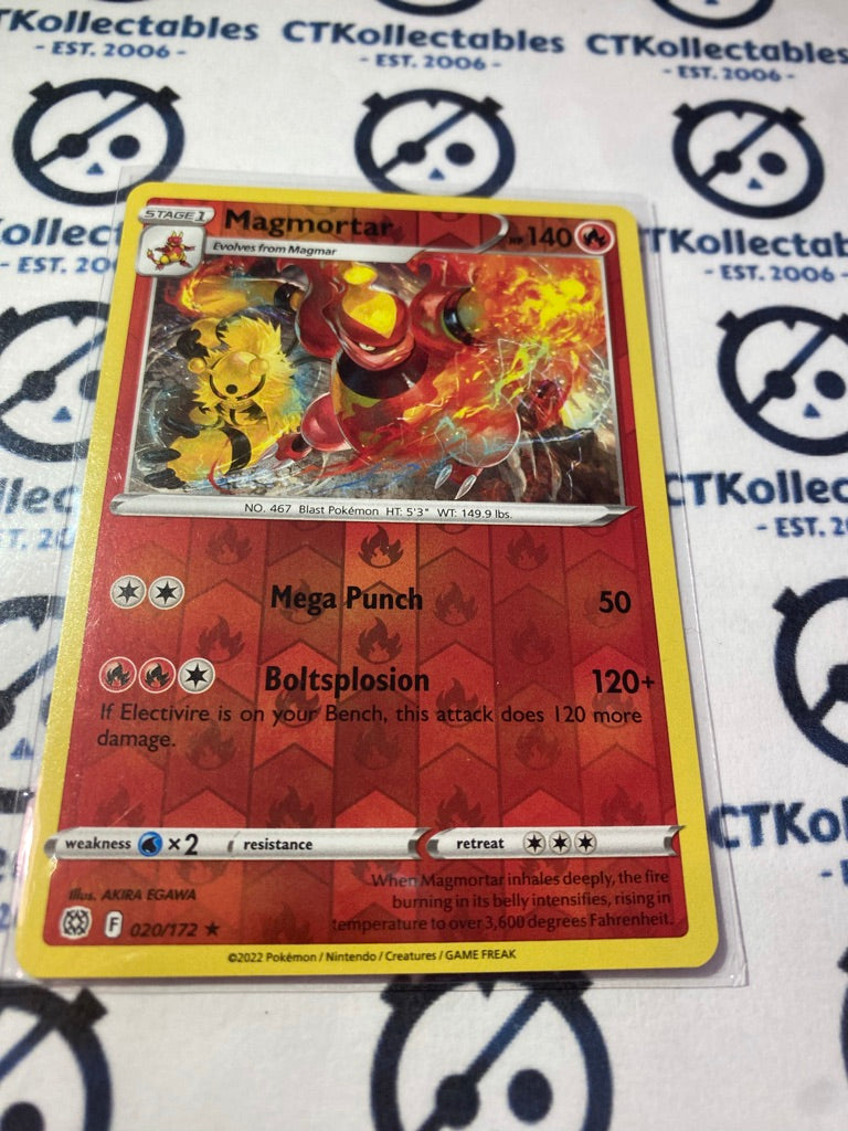 Magmortar #020/172 Reverse Holo Pokémon Card Brilliant Stars