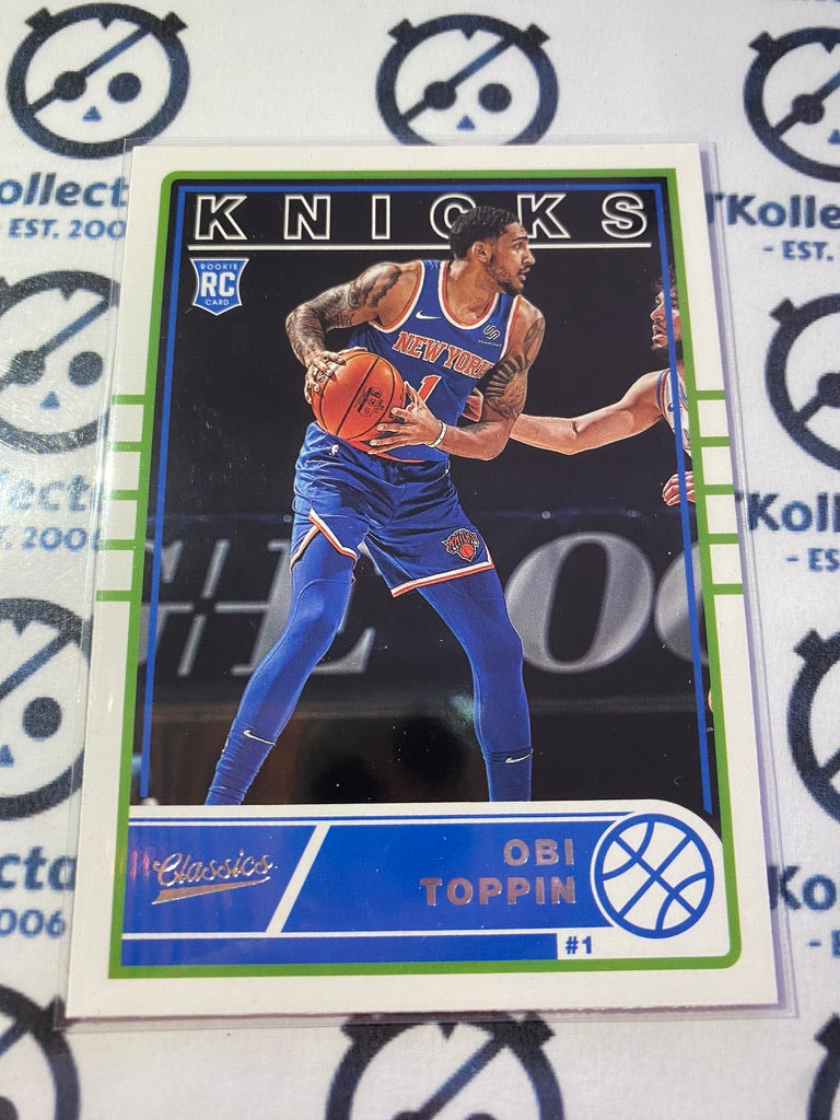2020-21 NBA Panini Chronicles Classics Obi Toppin Rookie RC #643 Knicks