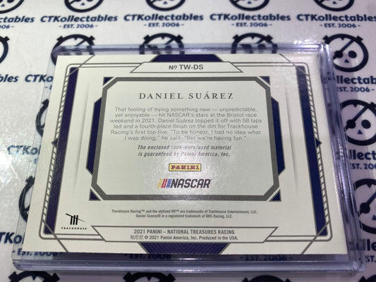 2021 National Treasures Racing Daniel Suarez Three Wide #30/50