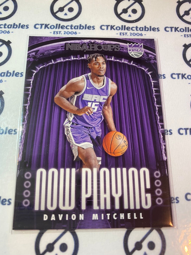 2021 Panini NBA HOOPS Davion Mitchell Now Playing #9