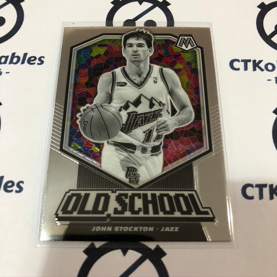 John Stockton Old School #5 2019-20 NBA Mosaic