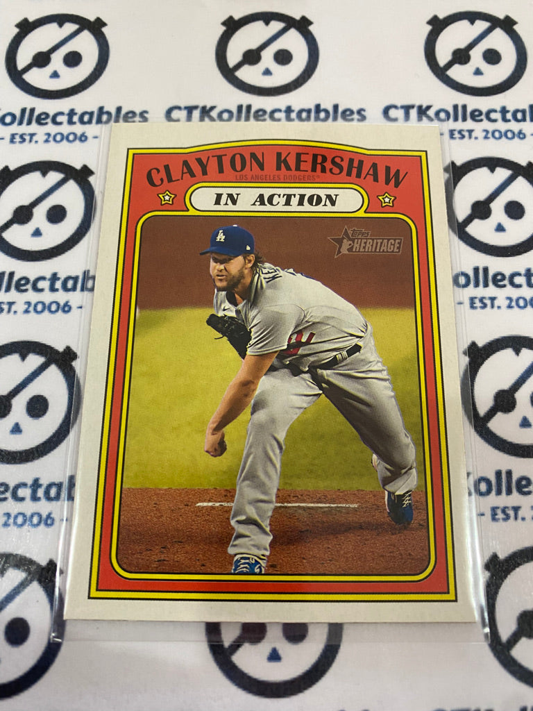 2021 MLB Heritage In Action Clayton Kershaw #38 Dodgers