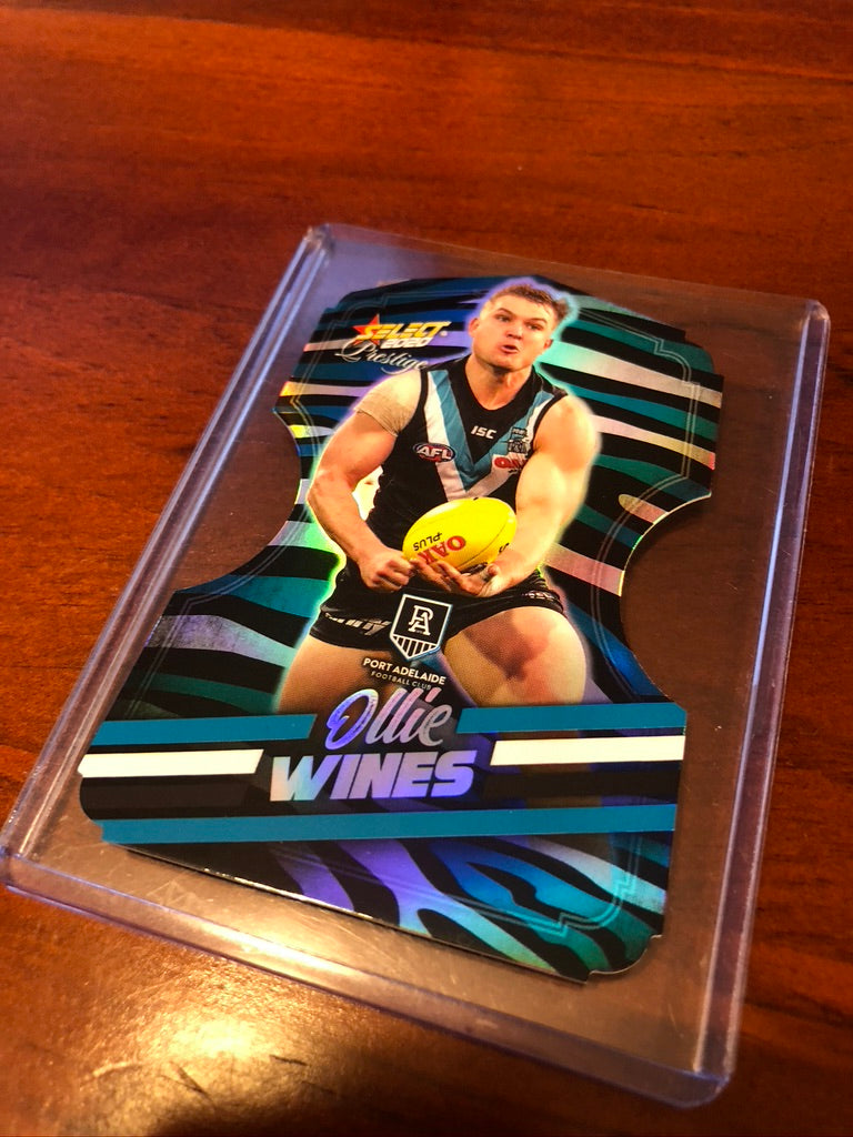 Ollie Wines Zebra Die-cut ZDC104 2020 Afl Select Prestige
