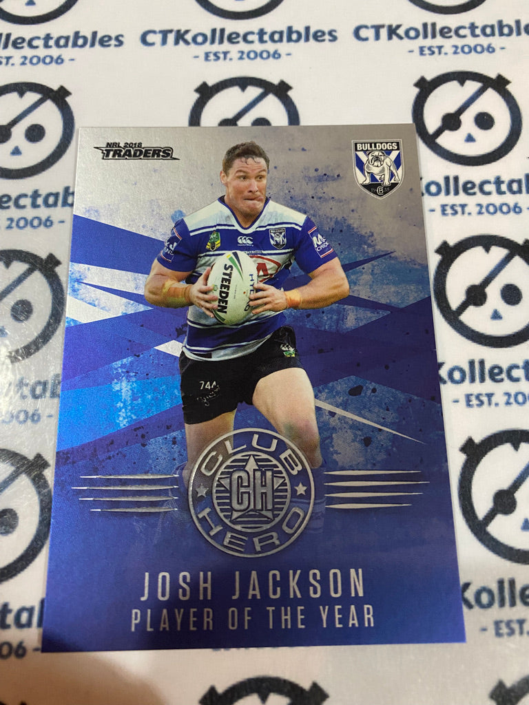 2018 NRL Traders Player of the Year Josh Jackson CH5/32 Bulldogs