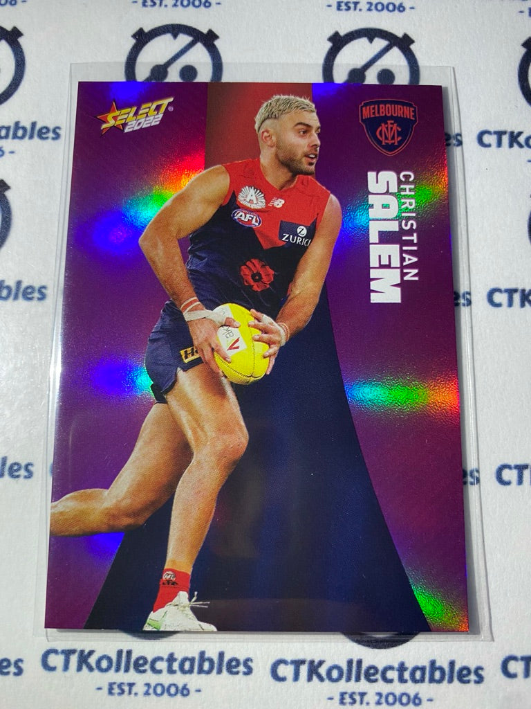2022 AFL Footy Stars Purple Parallel - Christian Salem PP111
