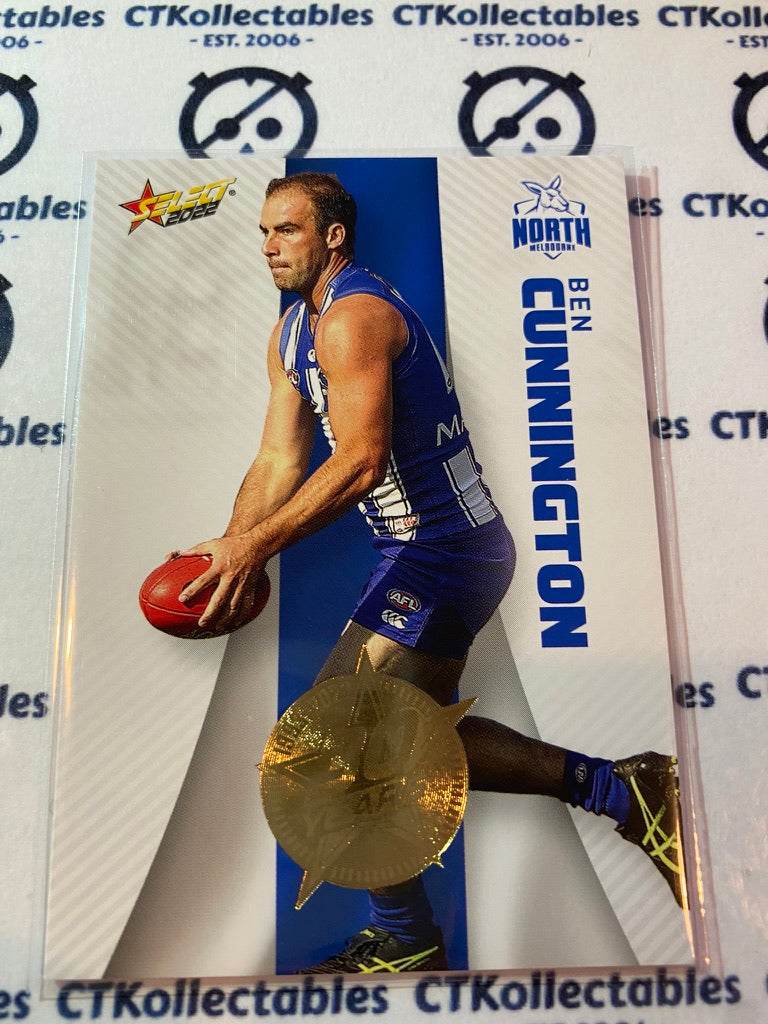 2022 AFL Footy Stars Gold 30th Anniversary - Ben Cunnington #112