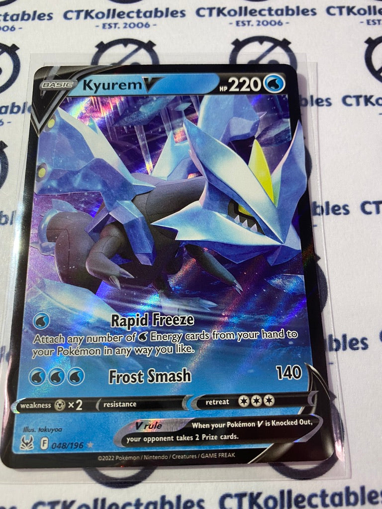Kyurem V #048/196 2022 Sword & Shield Lost Origin Pokemon Card