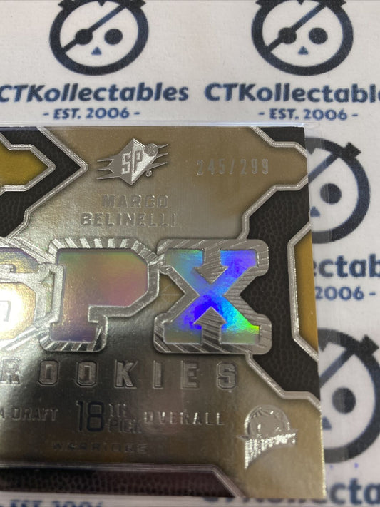 2007-08 SPX Marco Belinelli Rookie #245/299 Warriors Rc