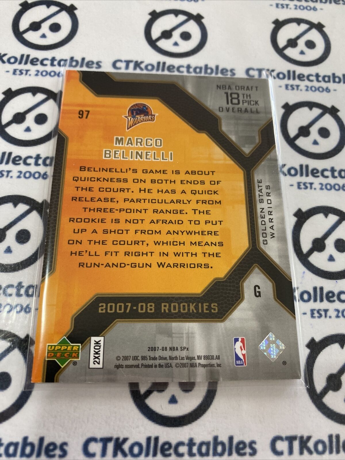 2007-08 SPX Marco Belinelli Rookie #245/299 Warriors Rc