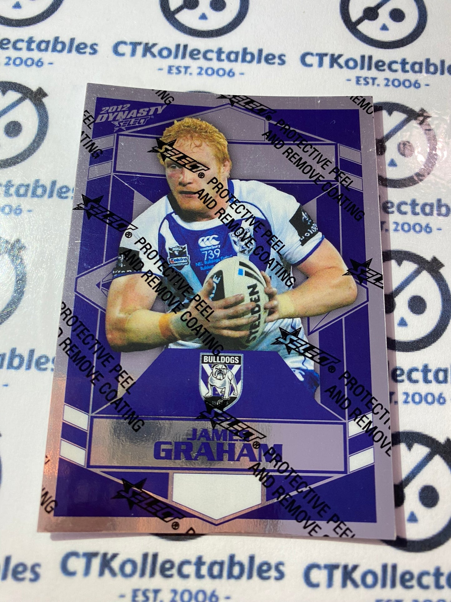 2012 NRL Select Dynasty Silver Parallel #SP33 James Graham Bulldogs