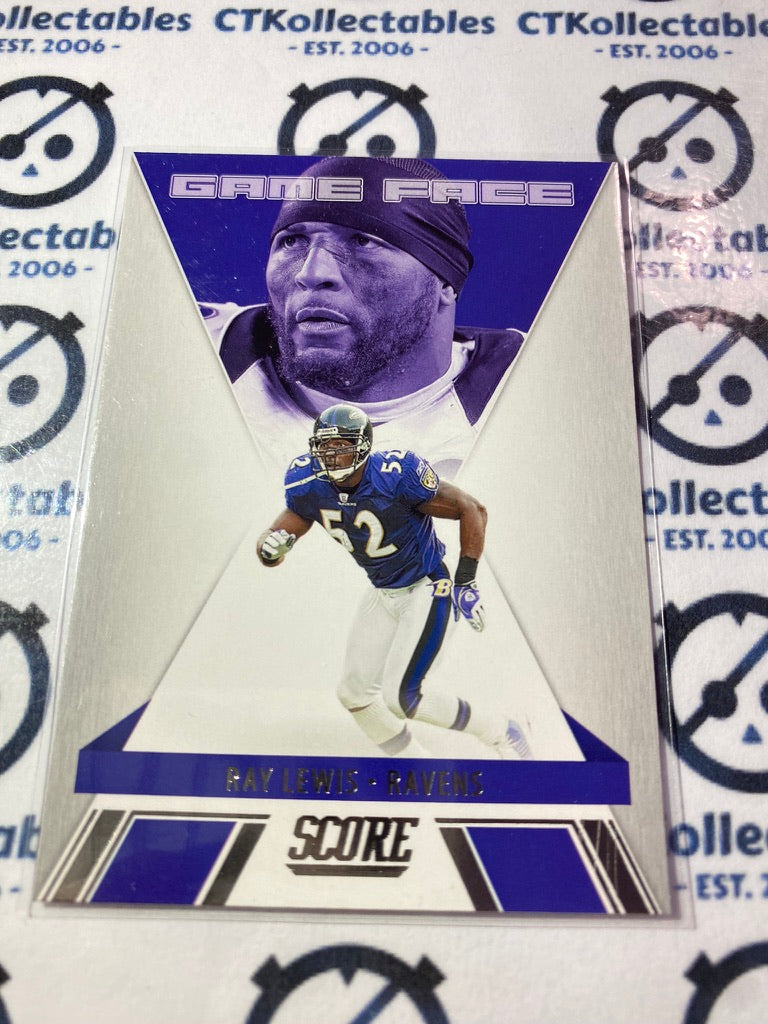2021 NFL Panini Score Game Face Ray Lewis #GF6 Ravens