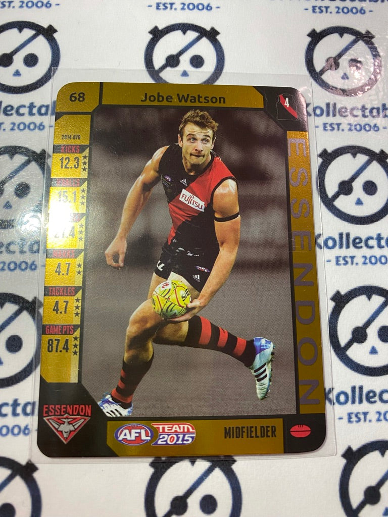 2015 AFL Teamcoach Gold #68 Jobe Watson Bombers