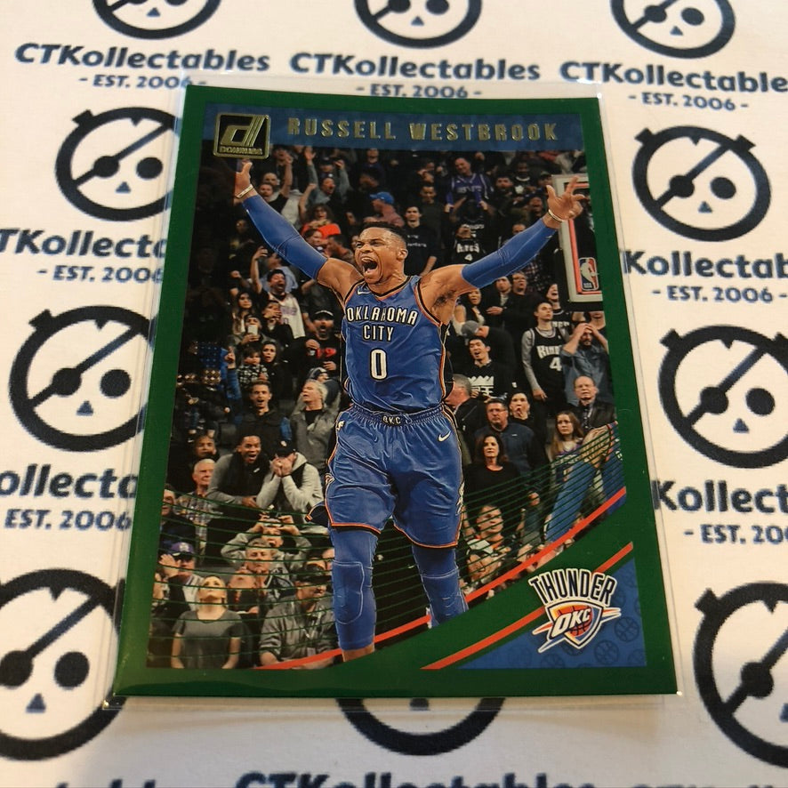 Russell Westbrook Green #107 2018-19 PANINI Donruss