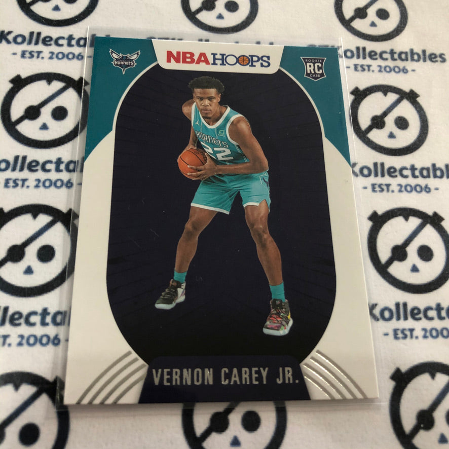 2020-21 NBA Hoops Vernon Carey Jr. rookie card RC #214 Hornets
