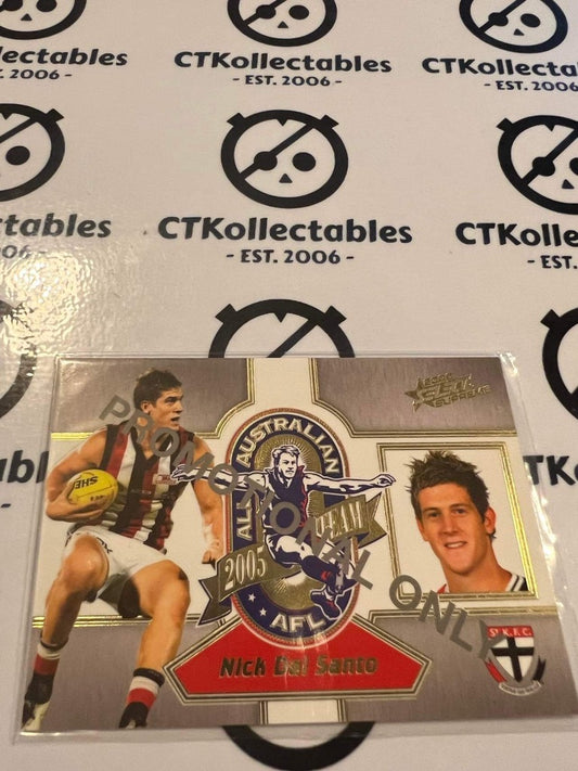 2006 AFL Supreme Nick Dal Santo All Australian #AA7 Promo Card Saints