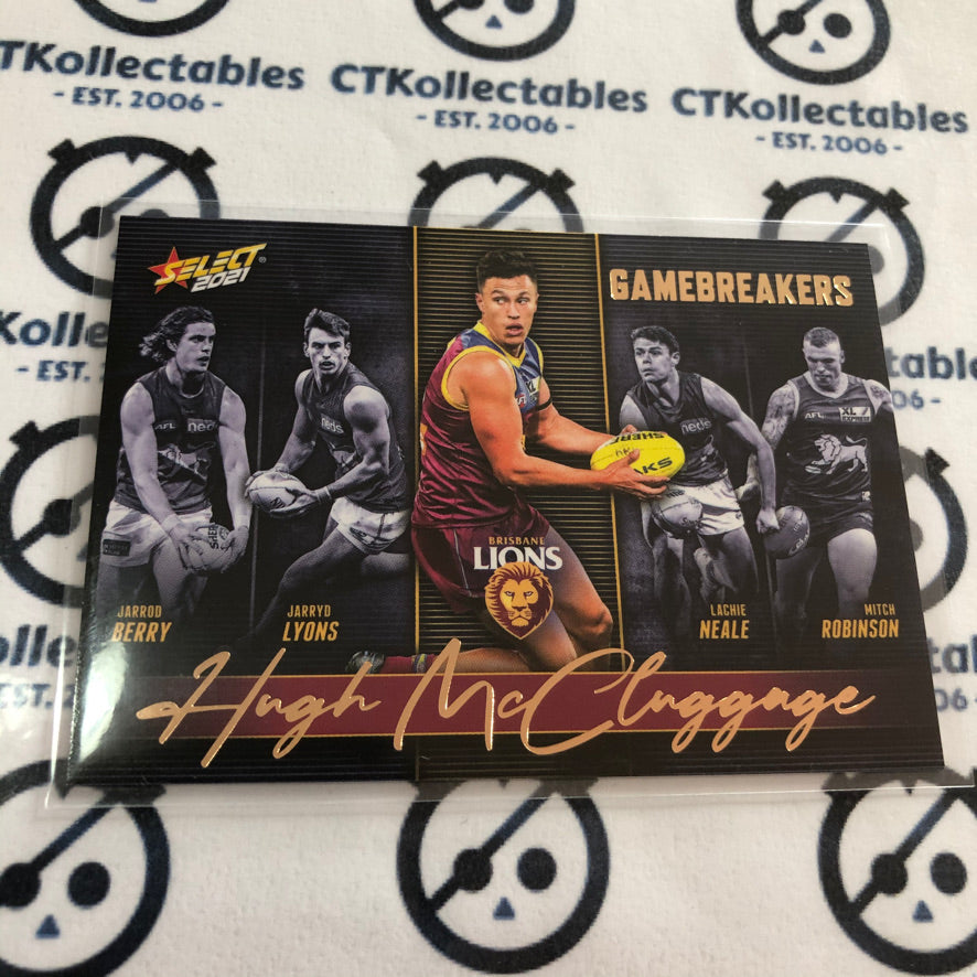 2021 AFL Footy Stars Gamebreakers Hugh McCluggage GB8 Lions