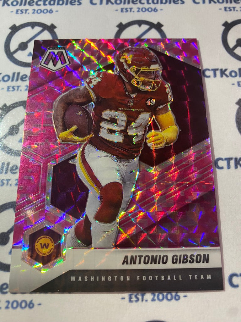 2021 Panini NFL Mosaic Pink Antonio Gibson #200 Washington