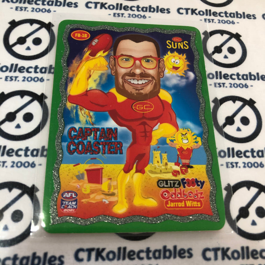 2021 AFL Teamcoach Jarrod Witts Glitz Oddbodz FB-16