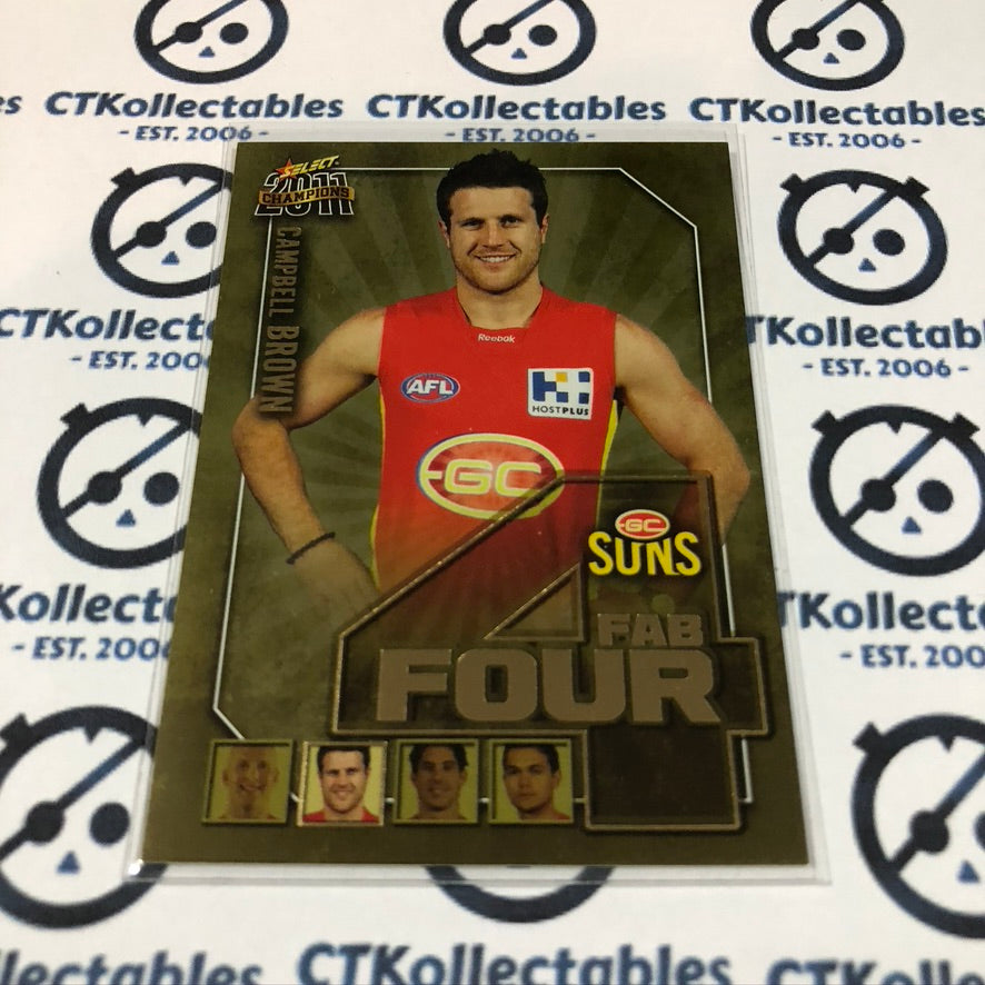 2011 AFL Champions Campbell Brown Fab Four FFG30