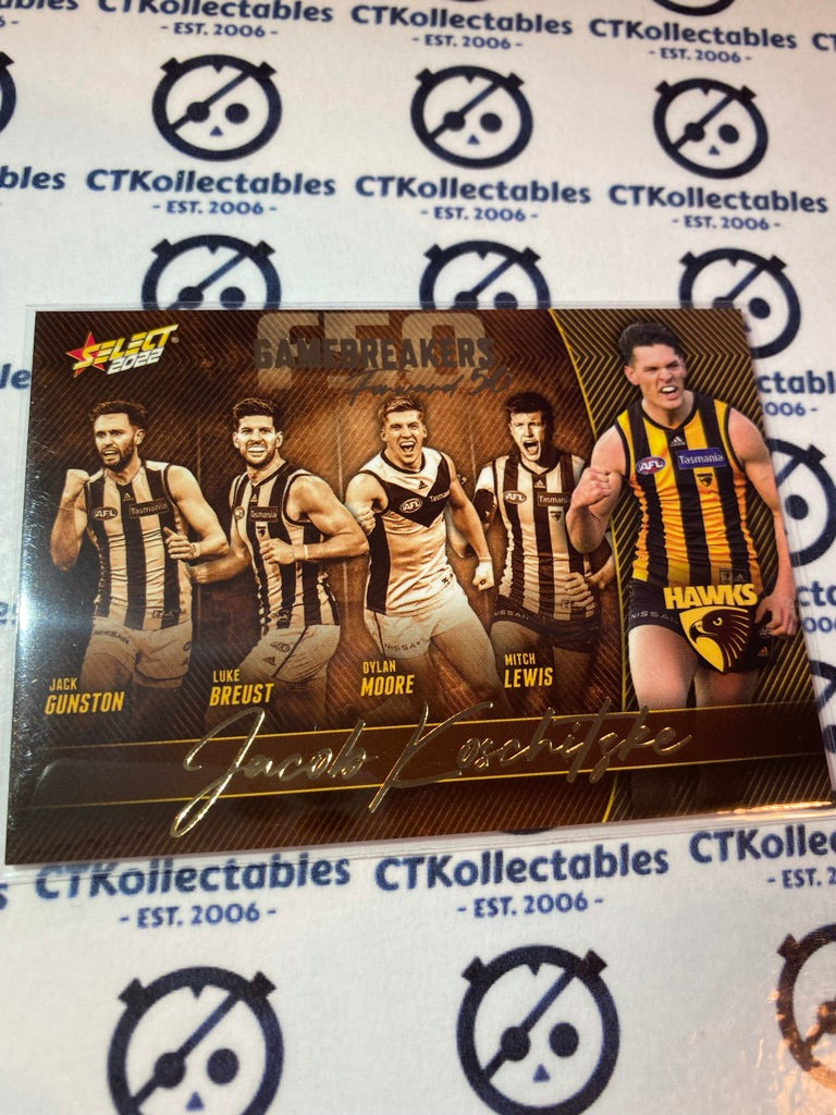 2022 AFL Footy Stars Gamebreakers Forward 50 - Jacob Koschitzke GB48