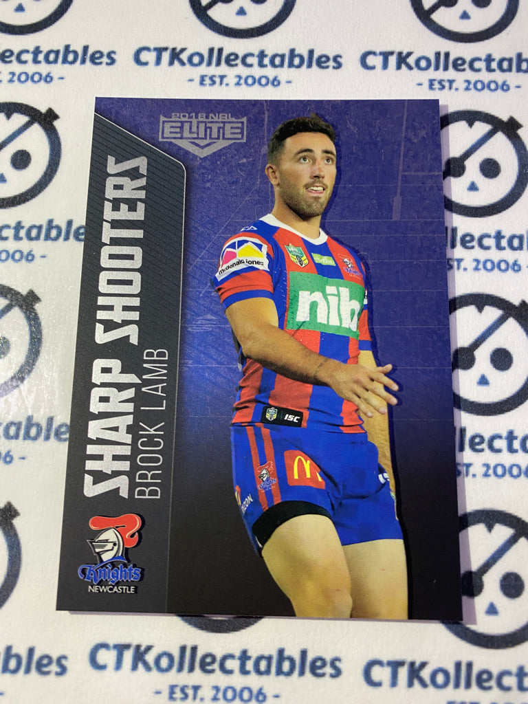 2018 NRL Elite Sharp Shooters Brock Lamb SSH 15/32 Knights