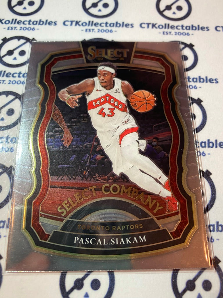 2020-21 Panini NBA Select PAscal Siakam Select Company #21 raptors