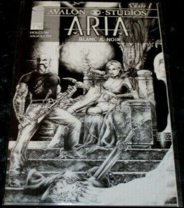 ARIA # 1 BLANC & NOIR IMAGE / AVALON STUDIOS COMIC BOOK MATURE READERS 1999