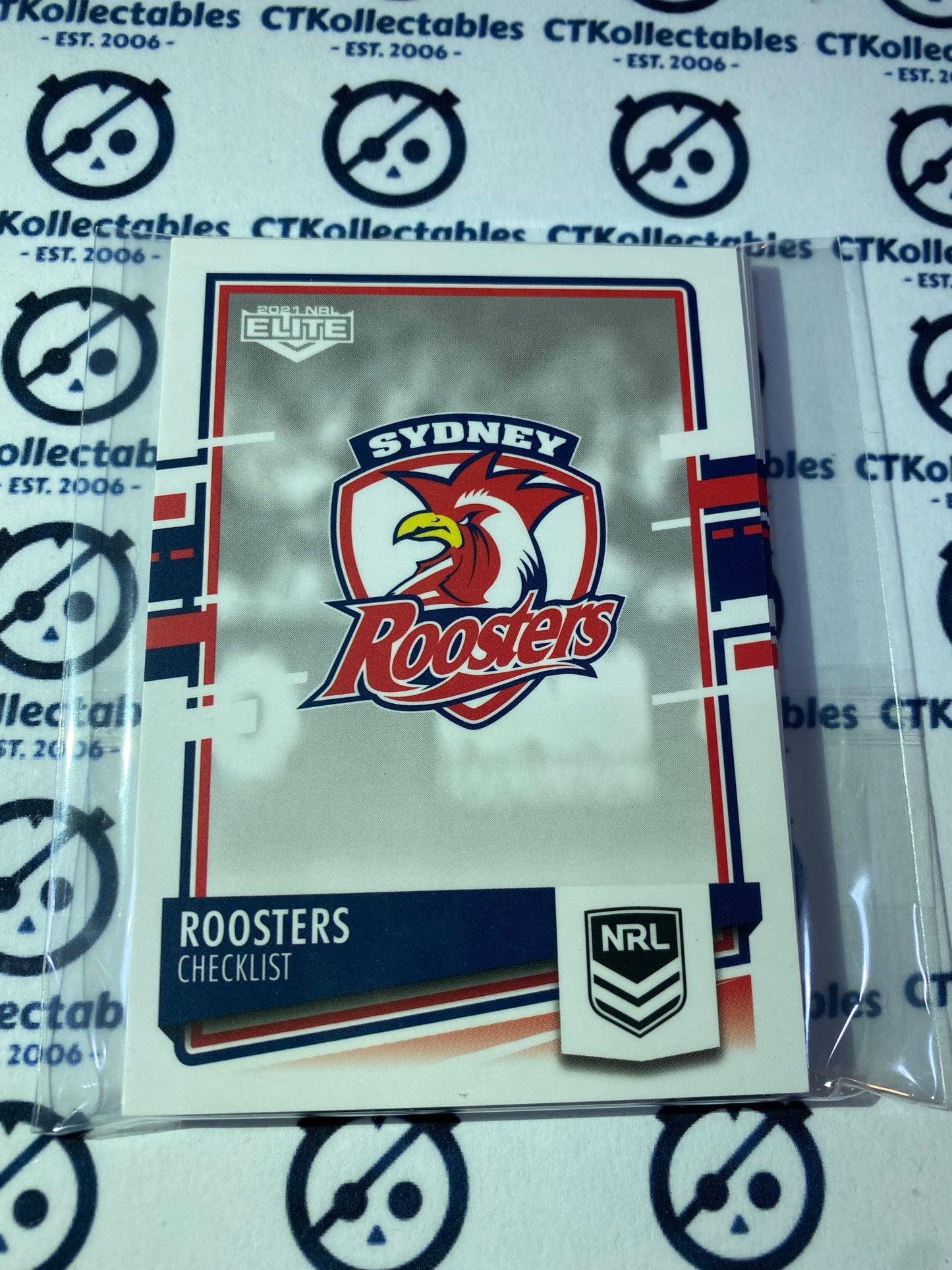 2021 NRL Elite Sydney Roosters base team set