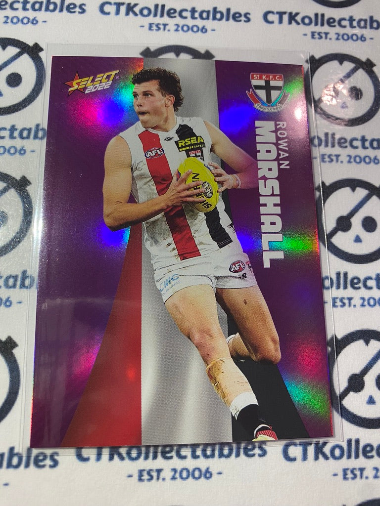2022 AFL Footy Stars Purple Parallel - Rowan Marshall PP147