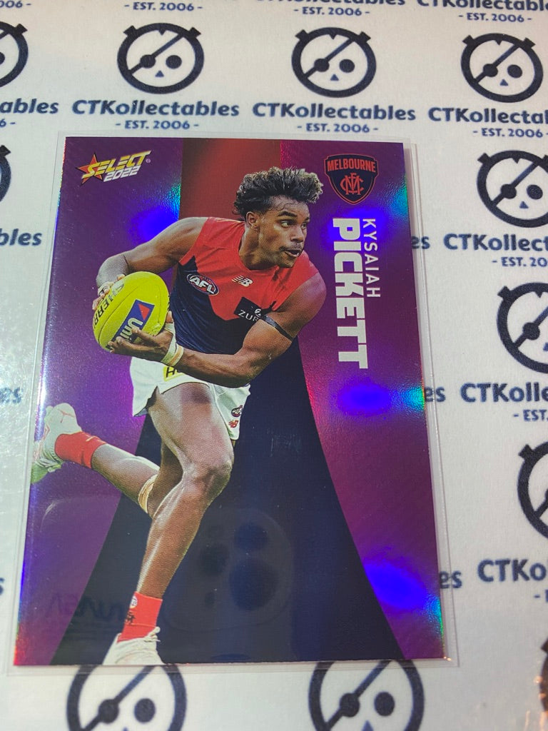 2022 AFL Footy Stars Purple Parallel - Kysaiah Pickett #PP110