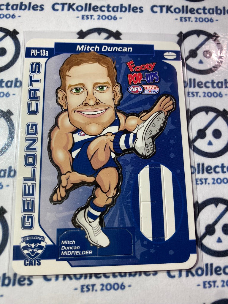 2017 AFL Teamcoach Footy pop-ups #PU-13a Mitch Duncan Cats